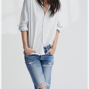 NWOT Frank & Eileen White Tee Lab Shirt Size S